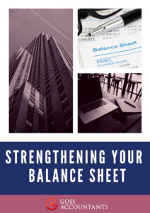 Strengthening Your Balance Sheet